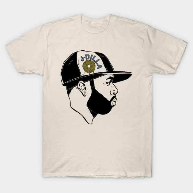 J dilla t-shirt T-Shirt by Great wallpaper 